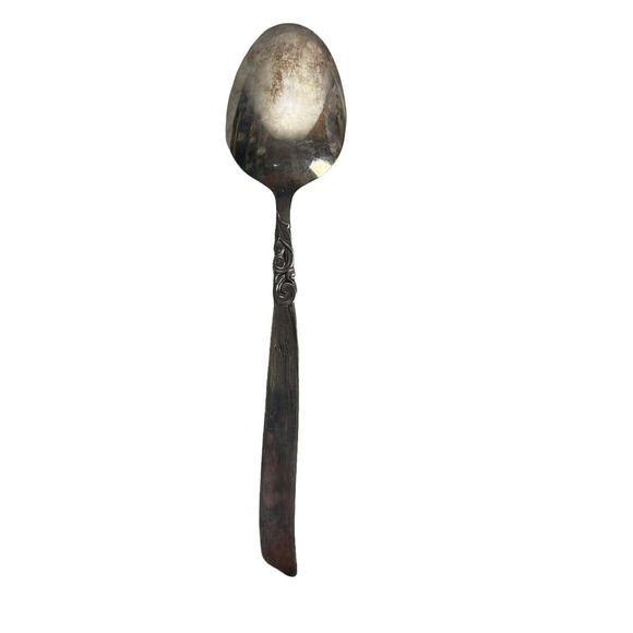 oneida community south seas serving spoon Vintage Silver Plate Retro - Picture 5 of 6